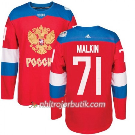 Sovjetunionen Tröja Evgeni Malkin 71 World Cup 2016 Röd Premier Sovjetunionen Tröja Evgeni Malkin 71 World Cup 2016 Röd Premier